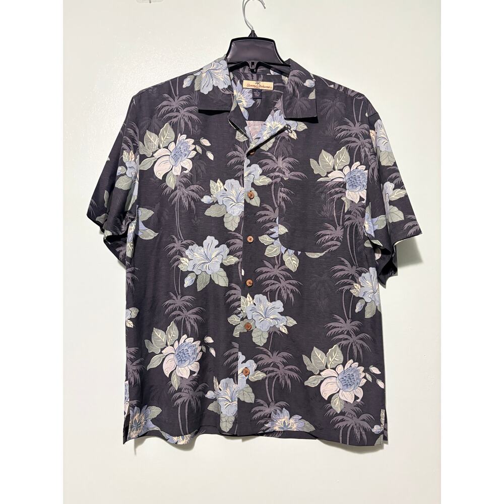 Tommy Bahama‎ Silk Hawaiian Print Medium Shirt